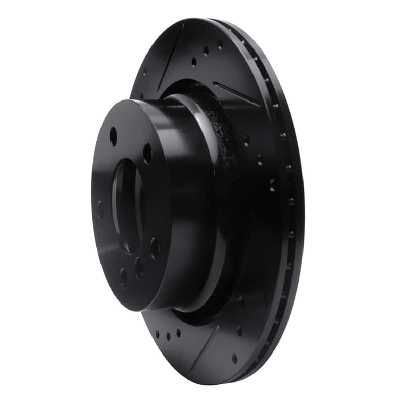 R1 Concepts — R1 03-08 BMW Z4 Rear Left Drilled & Slotted Black Brake Rotor
R1 Brake Rotor Drill - view 2