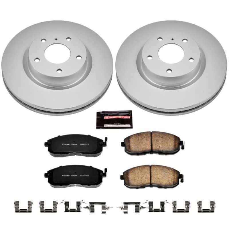 PowerStop — Power Stop 03-05 Infiniti G35 Front Z17 Evolution Geomet Coated Brake Kit - view 1