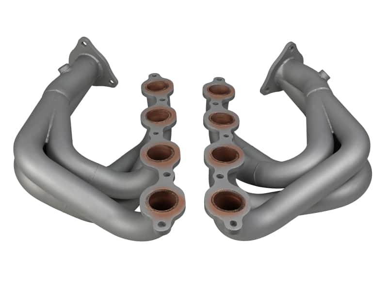 aFe — aFe Twisted 304SS Header 2020 Chevy Corvette (C8) 6.2L V8 - Titanium Ceramic Coated
Long Tube Header - view 4