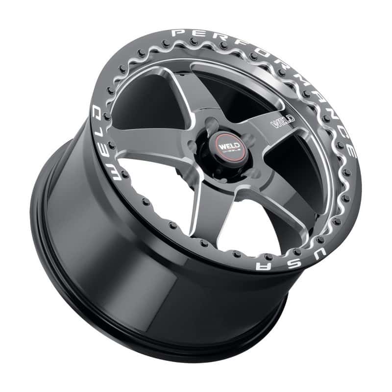 Weld — Weld S904 20x10.5 Ventura Beadlock 5x127 ET38 BS7.25 Gloss BLK MIL DIA 71.5 - view 1