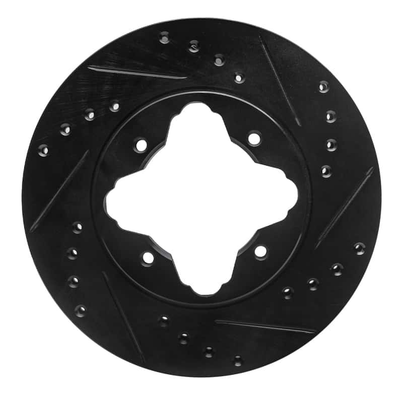 R1 Concepts — R1 90-97 Acura CL Front Right Drilled & Slotted Black Brake Rotor
R1 Brake Rotor Drill - view 1