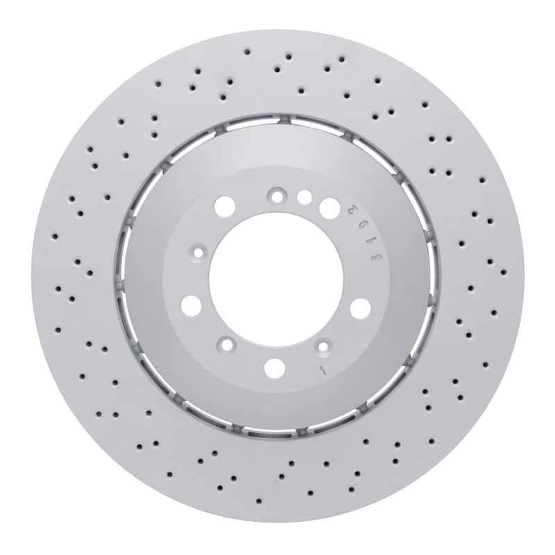 DFC — DFC 16-23 Porsche Cayman Left Front Drilled Hi-Carbon Alloy Geomet Coated Rotor
DFC Brake Rotor - view 1