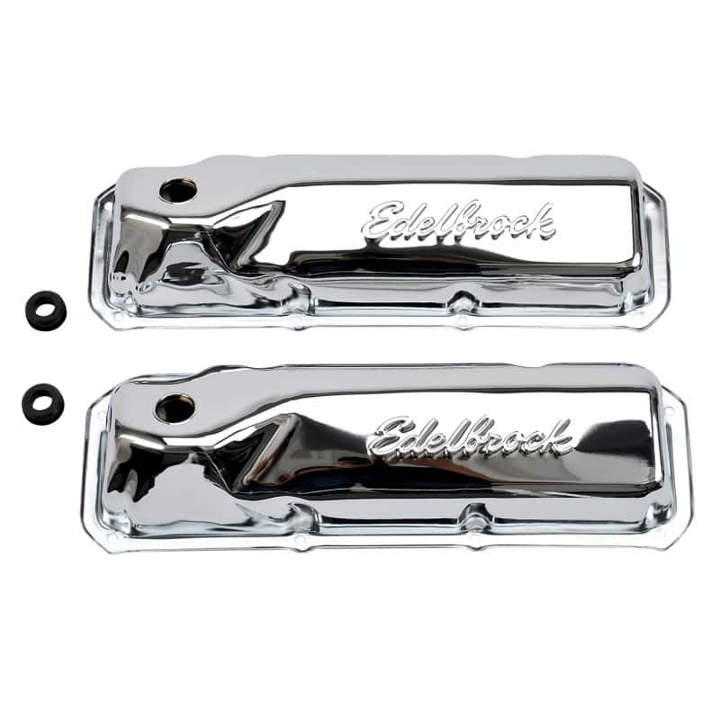 Edelbrock — Edelbrock Valve Cover Signature Series Ford 351M-400-351C CI V8 Chrome
CHROME/PRO-FLO - view 2
