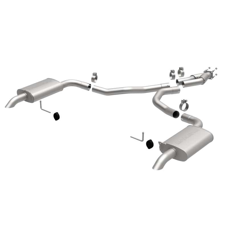 Magnaflow — MagnaFlow 75-79 Chevy Corvette V8 5.7L Dual Split Rear Exit Stainless Cat-Back Perf Exhaust
Cat-Back - view 1