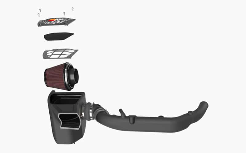 K&N Engineering — K&N 2021 Ford Bronco V6-2.7L F/I AirCharger Performance Intake
Air Intake System - view 5