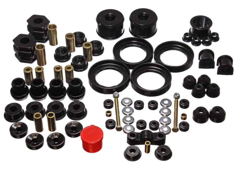 Energy Suspension — Energy Suspension 96-00 Honda Civic/CRX Black Hyper-Flex Master Bushing Set
Master Bushing Kit - view 1