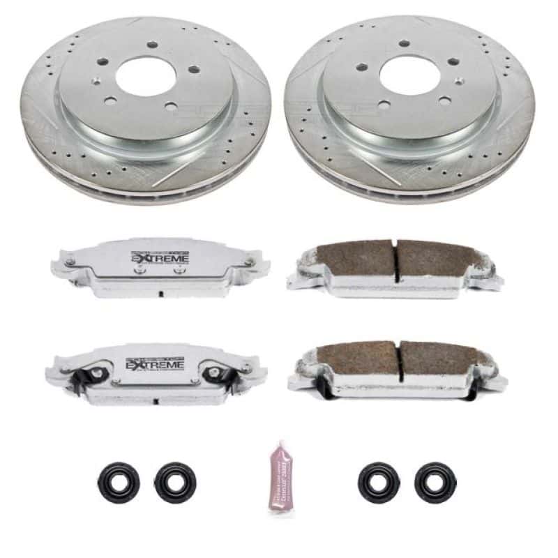PowerStop — Power Stop 03-07 Cadillac CTS Rear Z26 Street Warrior Brake Kit - view 1
