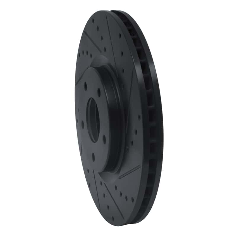 R1 Concepts — R1 07-17 Nissan Sentra Front Right Drilled & Slotted Black Brake Rotor
R1 Brake Rotor Drill - view 2
