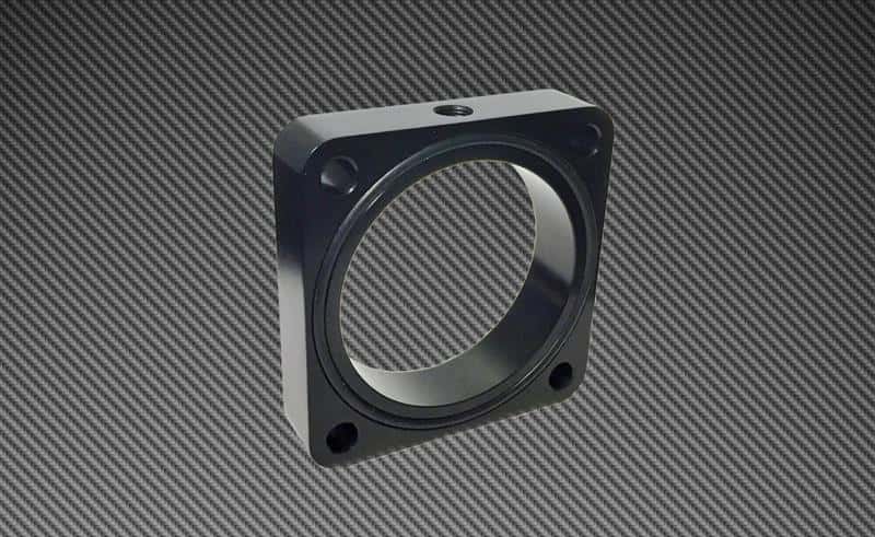 Torque Solution — Torque Solution Throttle Body Spacer 2013+ Subaru BRZ/Scion FR-S - Black - view 2