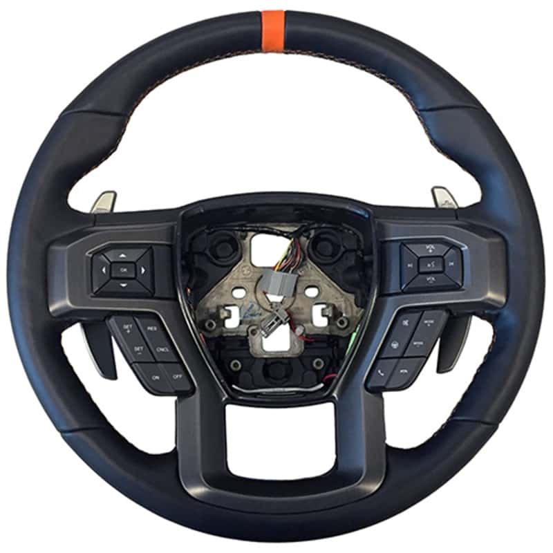 Ford Racing — Ford Racing 2015-2017 F-150 Raptor Performance Steering Wheel Kit - Orange Sightline
Steering Wheel - view 1