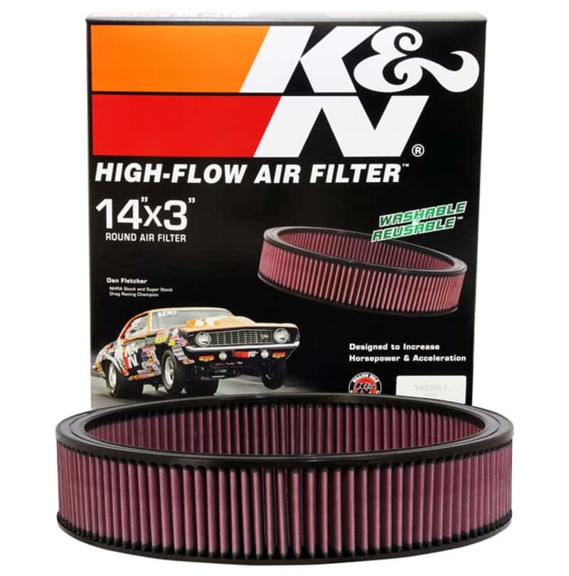 K&N Engineering — K&N Replacement Air Filter GM CARS & TRUCKS, V8, 1966-84
Replacement Air Filt
Air Filter - view 12