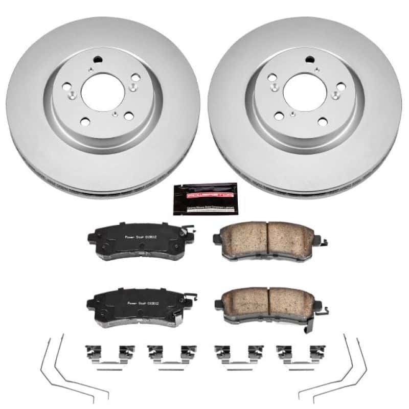 PowerStop — Power Stop 11-14 Honda Odyssey Front Z17 Evolution Geomet Coated Brake Kit - view 1