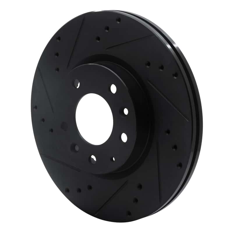 R1 Concepts — R1 06-13 Ford Fusion Front Left Drilled & Slotted Black Brake Rotor
R1 Brake Rotor Drill - view 2