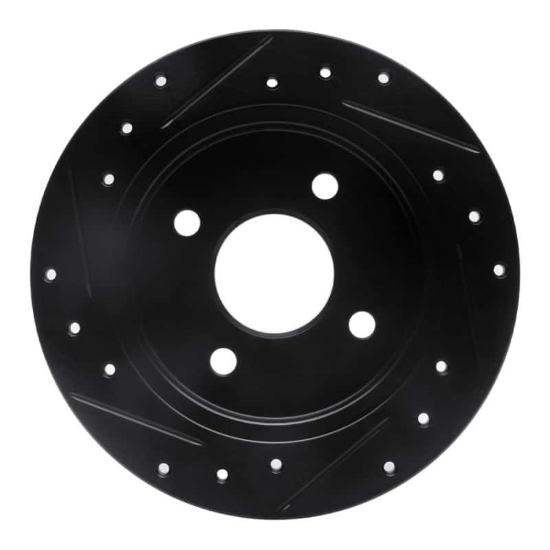 R1 Concepts — R1 01-19 Ford Fiesta (USA/Canada) Rear Right Drilled & Slotted Black Brake Rotor
R1 Brake Rotor Drill - view 5