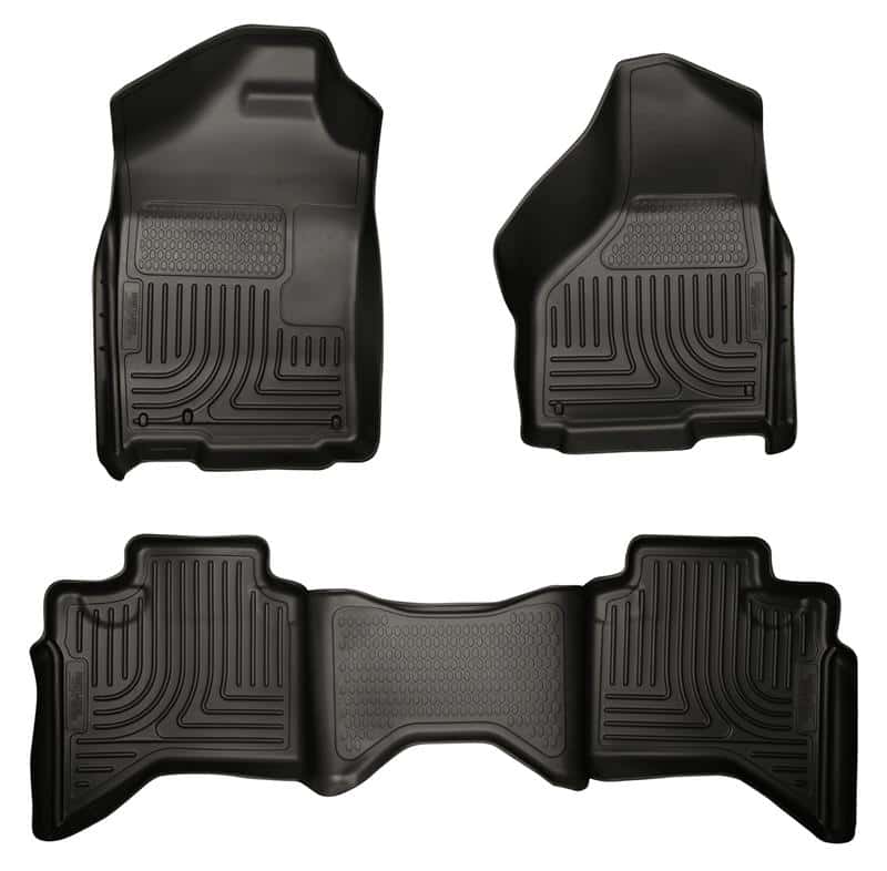 Husky Liners — Husky Liners 03-08 Dodge Ram 1500/2500/3500 Quad Cab WeatherBeater Combo Black Floor Liners
Floor Liners - view 3