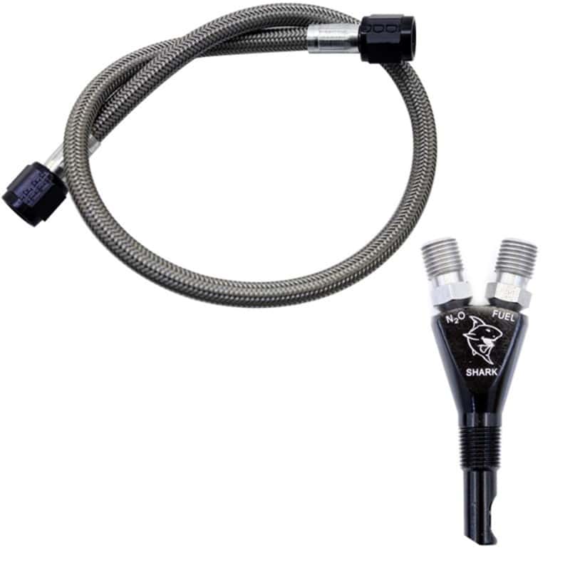 Nitrous Express — Nitrous Express Shark SHO 400 HP EFI Nozzle w/2ft SHO Hose
N2ONozzle
Nozzle - view 1