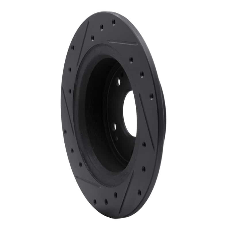 R1 Concepts — R1 05-17 Honda Accord Rear Right Drilled & Slotted Black Brake Rotor
R1 Brake Rotor Drill - view 4