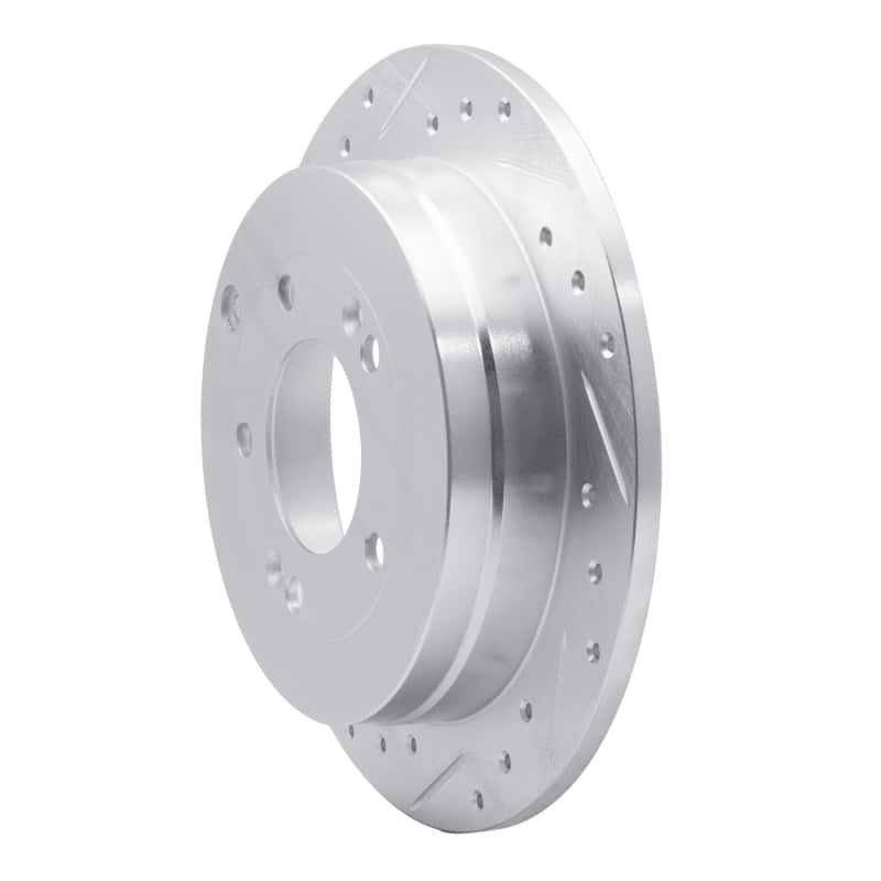 R1 Concepts — R1 06-09 Hyundai AZERA Rear Left Drilled & Slotted Silver Brake Rotor
R1 Brake Rotor Drill - view 2