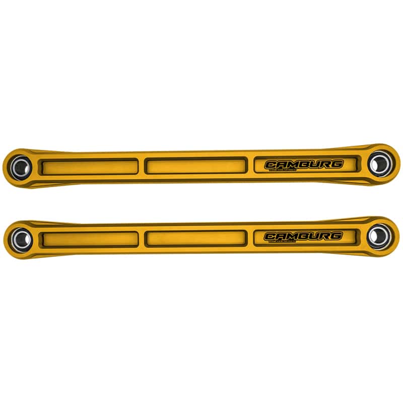 Camburg — Camburg Ford Bronco 21-23 KINETIK Series Rear Billet Lower Trailing Arm Kit (Gold)
Trailing Arm Kit - view 3