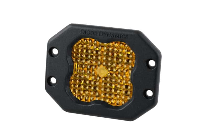 Diode Dynamics — Diode Dynamics SS3 Pro ABL - Yellow Flood Flush (Single) - view 1