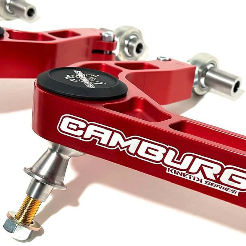Camburg — Camburg Ford Bronco 21-23 KINETIK V2 Performance Billet Uniball Upper Arms (Red)
Control Arm Kit - view 3
