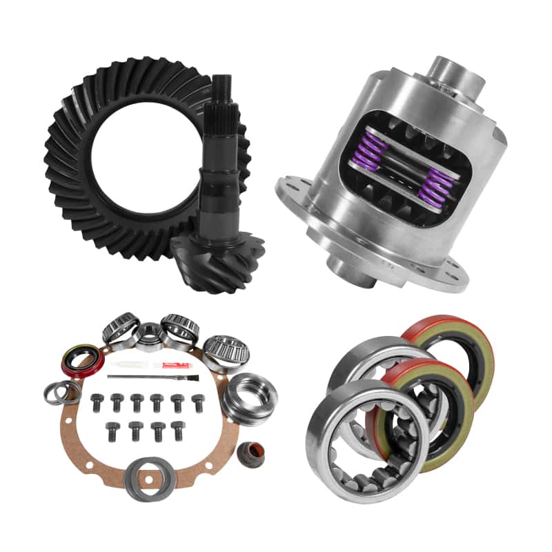 Yukon Gear & Axle — Yukon 8.8in Ford 3.27 Rear Ring & Pinion Install Kit 31 Spline Positraction 2.53in Axle Bearings
Gear & Install Pkg
Gear/Install Pkg - view 1