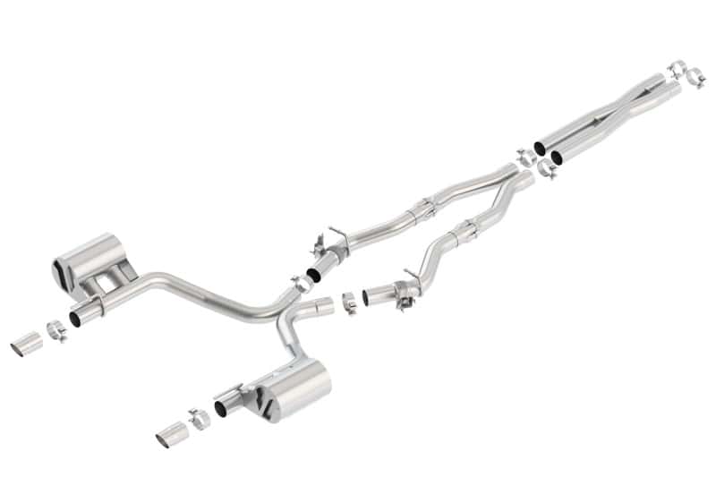 Borla — Borla 2017 Dodge Charger R/T 5.7L ATAK Catback Exhaust w/o Tips (w/MDS Valves ONLY)
Cat-Back System - view 3