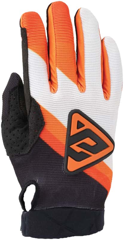Answer — Answer Peak Flo Gloves Black/Hyper Orange/White Youth - Large - view 1