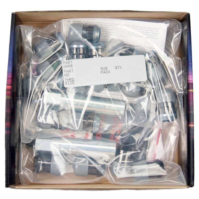 McGard — McGard SplineDrive Tuner 4 Lug Install Kit w/Locks & Tool (Cone) M12X1.5 / 13/16 Hex - Black - view 6