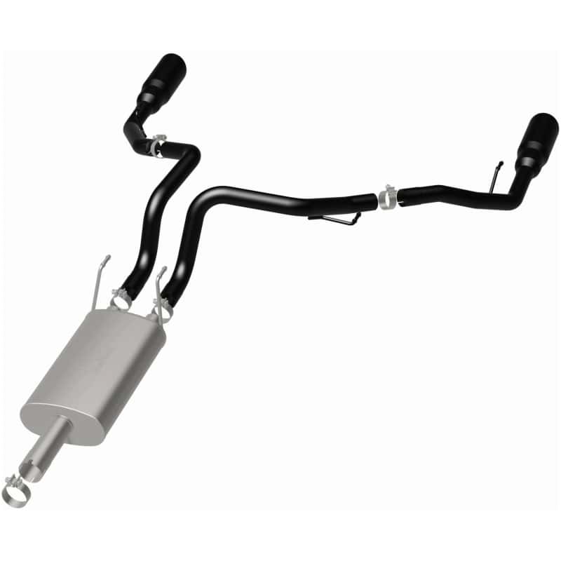 Magnaflow — Magnaflow 09-15 Dodge Ram 1500 V8 Dual Spilt Rear Exit Black Stainless C/B Perf Exhaust
Cat-Back - view 26