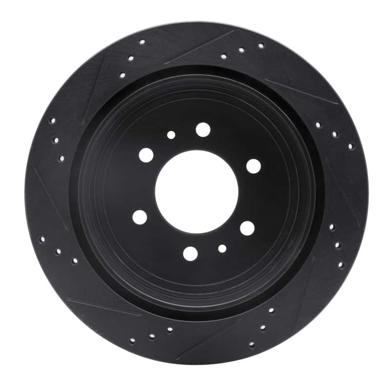 R1 Concepts — R1 04-11 Ford F-150 RWD Rear Left Drilled & Slotted Black Brake Rotor
R1 Brake Rotor Drill - view 5