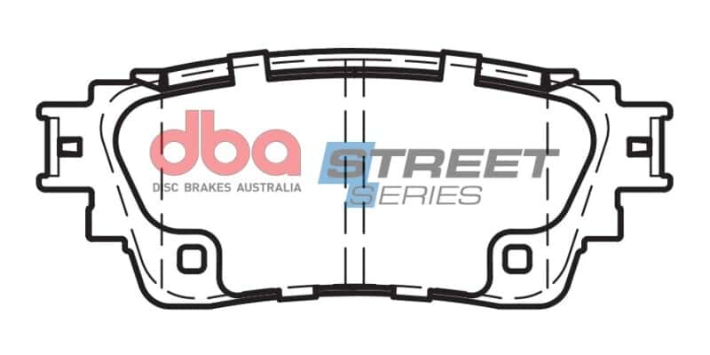 DBA — DBA 18-22 Mitsubishi Eclipse Cross (w/Electronic Parking Brake) Street Series Rear Brake Pads
Brake Pad - view 2
