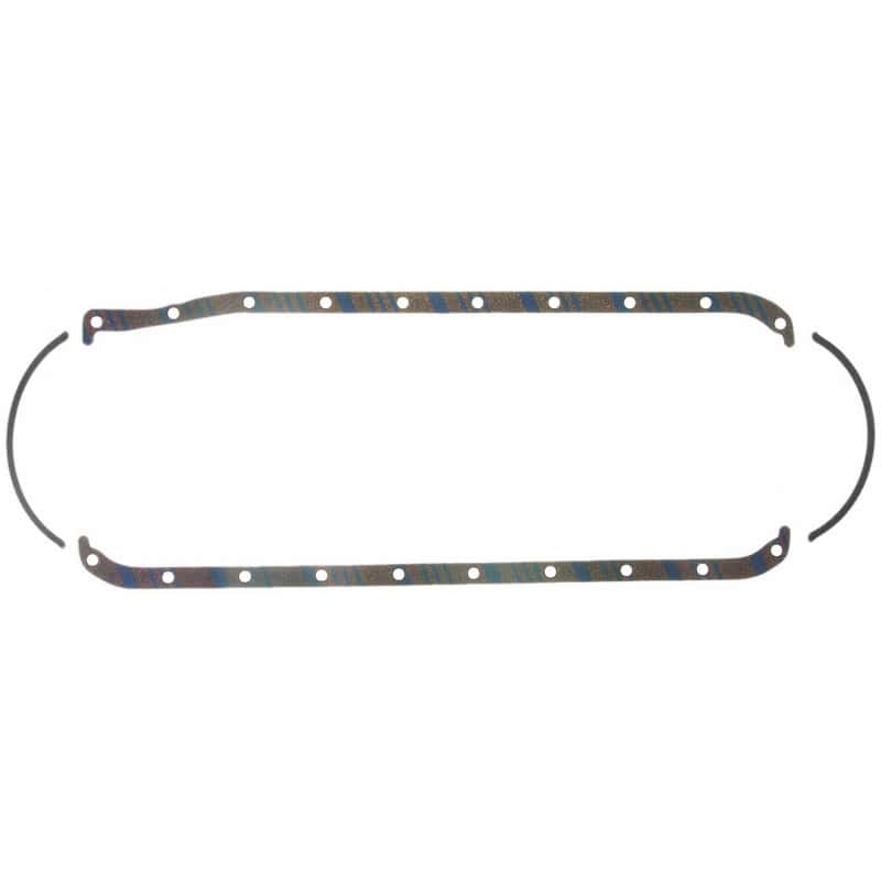 Fel-Pro — Fel-Pro OS 13190 C Engine Oil Pan Gasket Set Blue Stripe cork-rubber - view 1