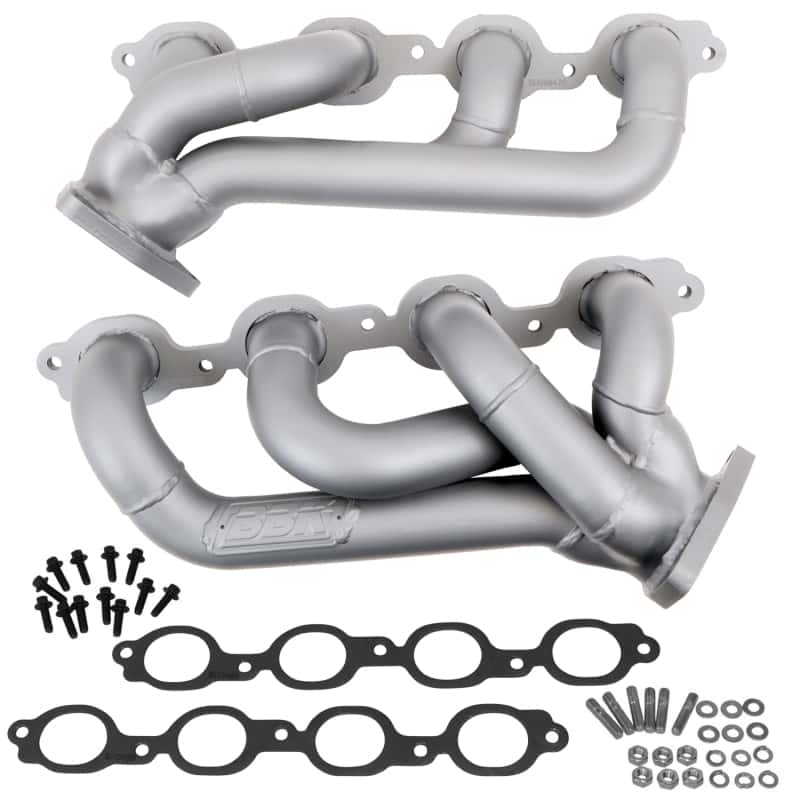 BBK — BBK 14-18 GM Truck 5.3/6.2 1 3/4in Shorty Tuned Length Headers - Titanium Ceramic
Headers - Shorty - view 1