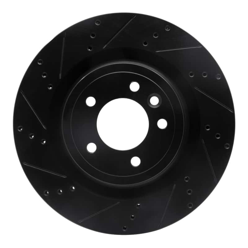 R1 Concepts — R1 14-24 Land Rover Range Rover Sport Rear Left Drilled & Slotted Black Brake Rotor
R1 Brake Rotor Drill - view 1