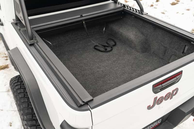 Rugged Ridge — Rugged Ridge 20-22 Jeep Gladiator w/Trail Rail Sys Armis Tonneau Cover w/Max Track - Tex. Blk
Tonneau Cover
OFFROAD_TOPS - view 5