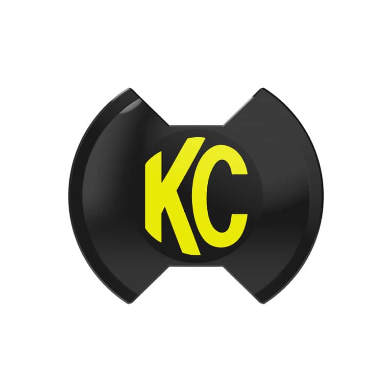 KC HiLiTES — KC HiLiTES SlimLite 8in. LED Light Cover (Cover Only) - Black - view 1