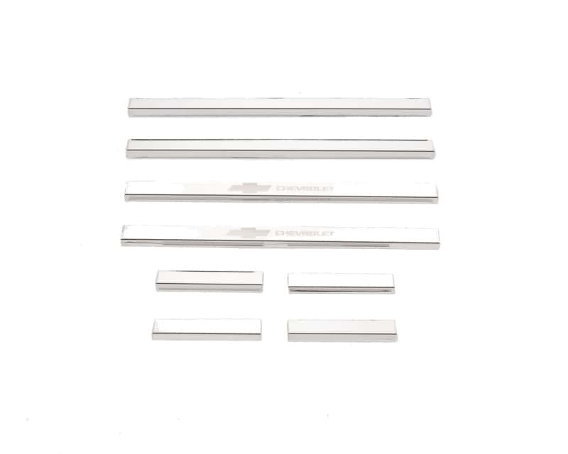 Putco — Putco 14-18 Chevy Silv LD - Double Cab w/ CHEVROLET Etching (8pcs) SS Door Sills
DoorSillProtSet - view 1