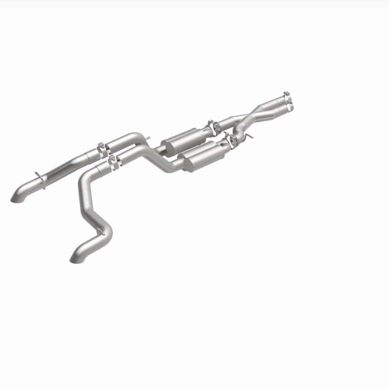 Magnaflow — MagnaFlow Cat-Back 2021 Jeep Wrangler 6.4L Rock Crawler Series Dual Exit Stainless Exhaust - view 8