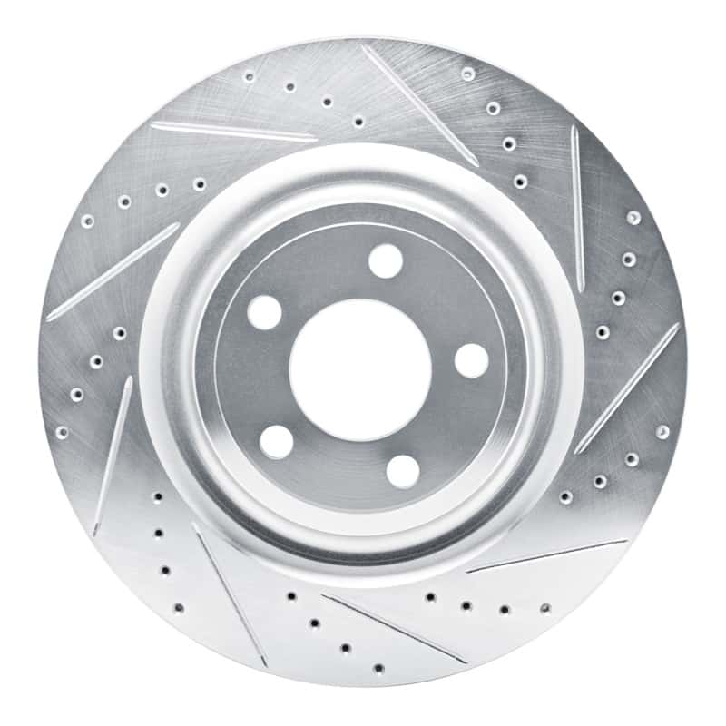 R1 Concepts — R1 20-25 Ford Explorer Rear Right Drilled & Slotted Silver Brake Rotor
R1 Brake Rotor Drill - view 1