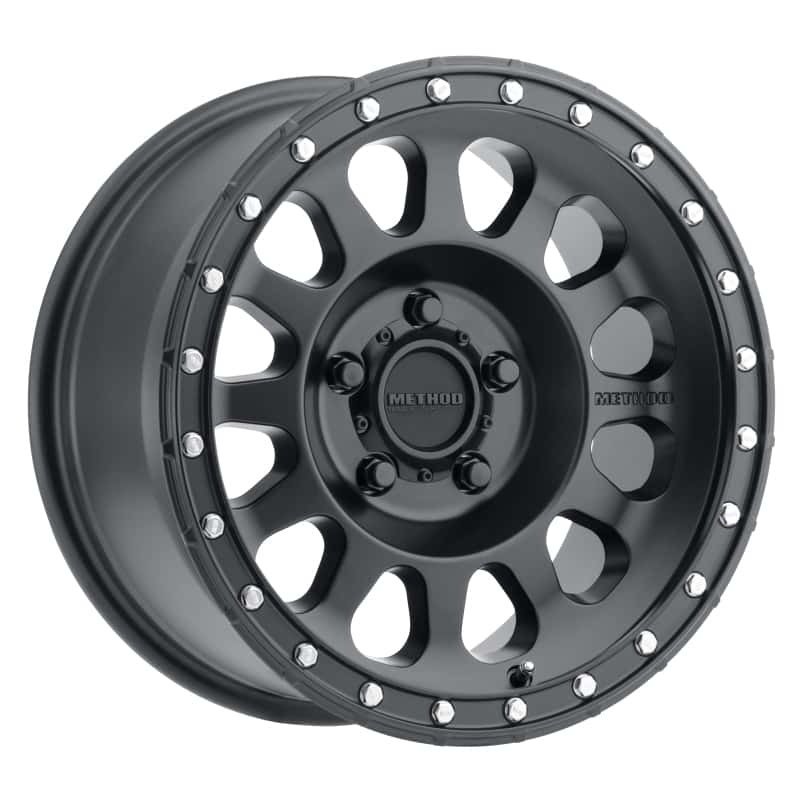 Method Wheels — Method MR315 17x8.5 0mm Offset 5x5 71.5mm CB Matte Black Wheel - view 1
