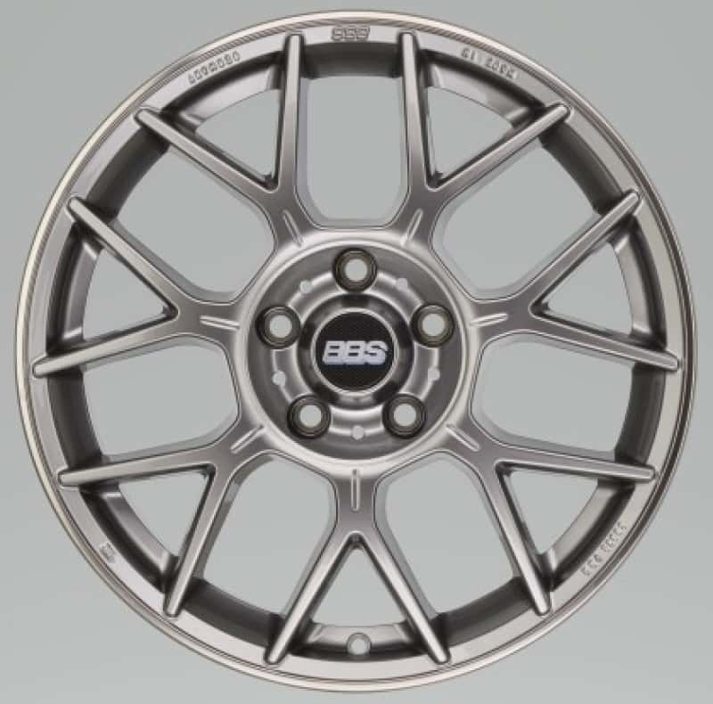 BBS — BBS XR 18x8 5x100 ET45 Gloss Platinum Wheel - 70mm PFS/Clip Required - view 1