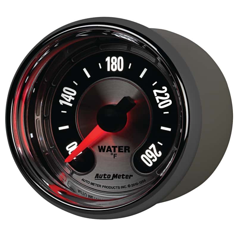 AutoMeter — Autometer American Muscle 52mm Full Sweep Electric 100-260 Deg F Water Temperature Gauge
GA 2" WTEMP STPR AM - view 7