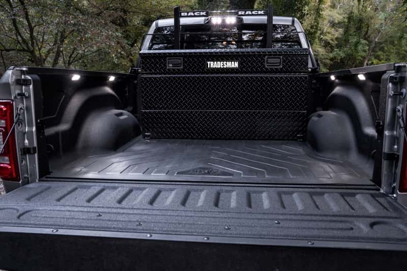 Tradesman — Tradesman Aluminum L-Shape Liquid Storage Tank Combo (48in. / 80 Gallon Capacity) - Black - view 2
