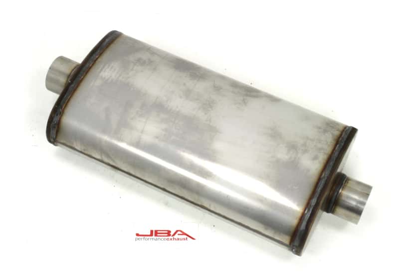 JBA — JBA Universal Dual Core 304SS Muffler 22x11x6 3in Inlet Diameter
Muffler - view 1