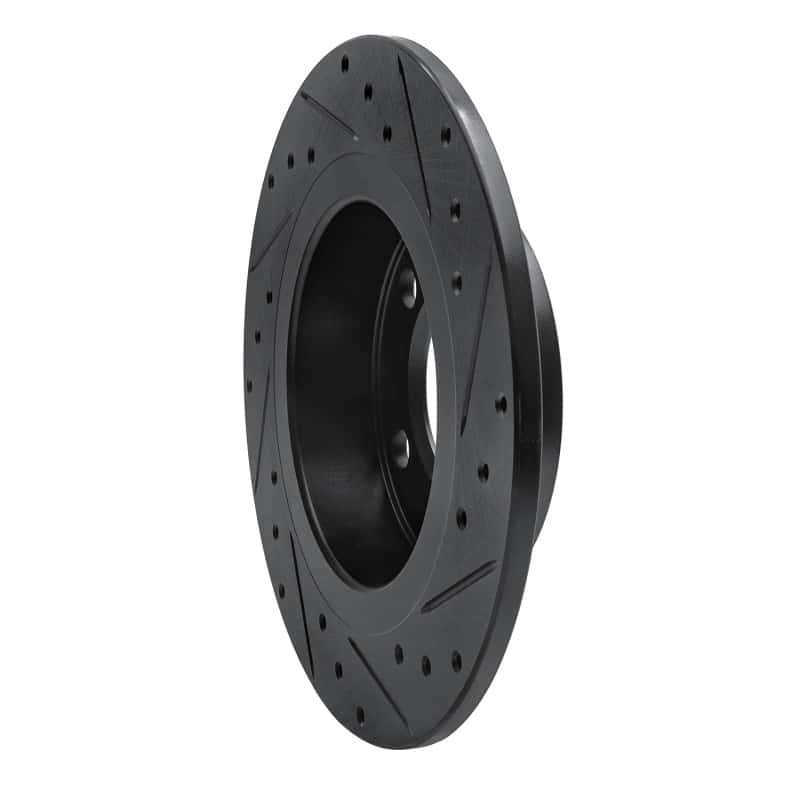 R1 Concepts — R1 11-16 Mini Cooper Paceman Rear Left Drilled & Slotted Black Brake Rotor
R1 Brake Rotor Drill - view 4