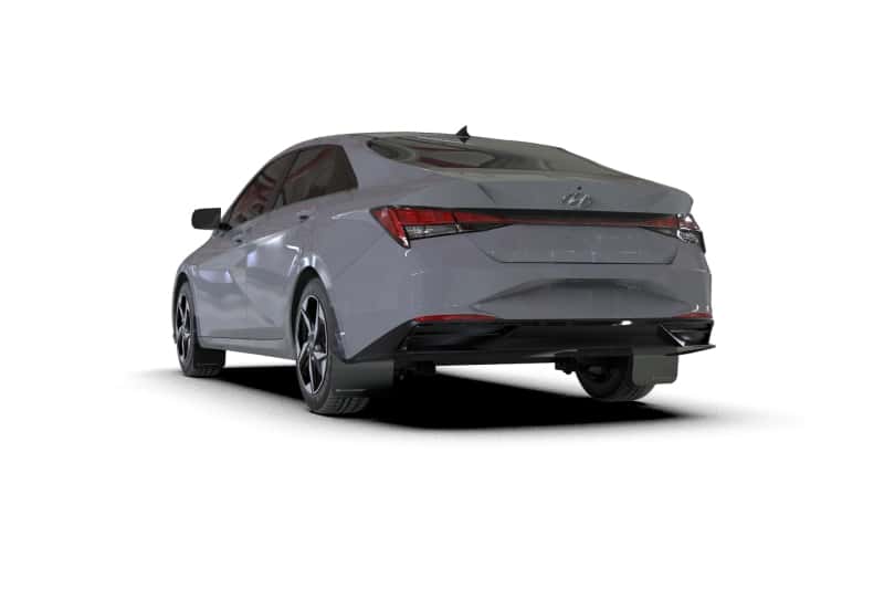 Rally Armor — Rally Armor 21-23 Hyundai Elantra Black UR Mud Flap w/Grey Logo
Mud Flap - view 4