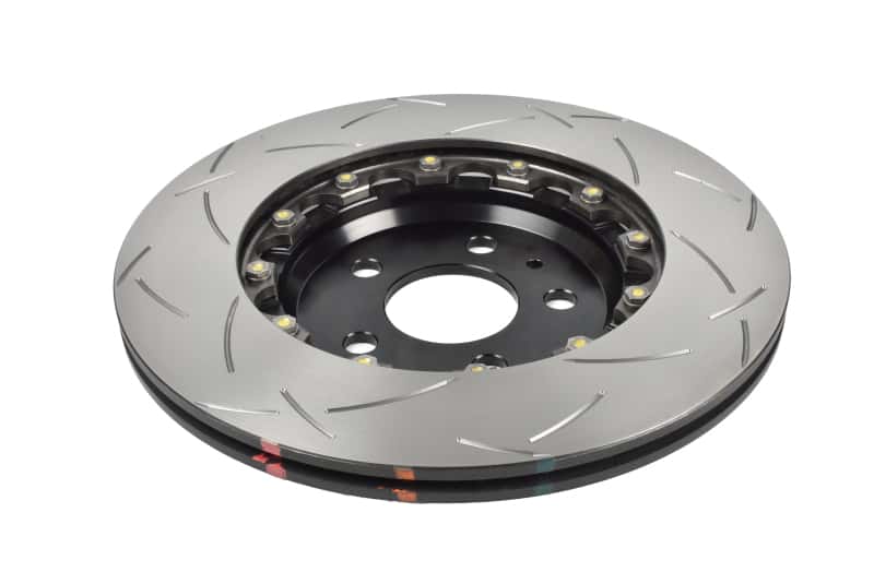 DBA — DBA 17-23 Tesla Model 3 Rear 5000 Series 2-Piece Slotted Rotor w/Black Hat
Brake Rotor - view 2