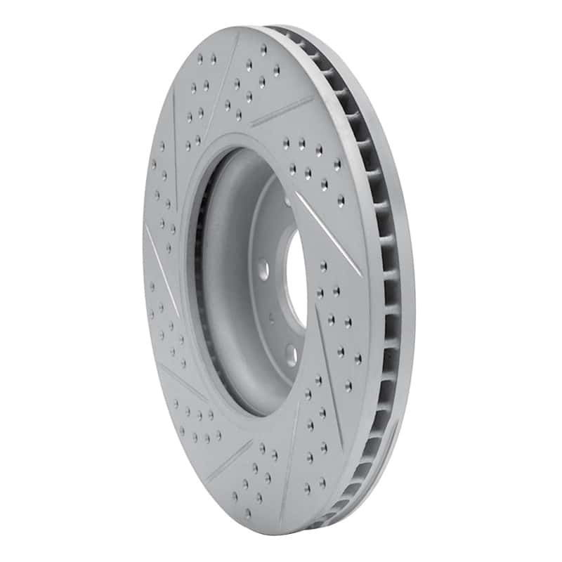 R1 Concepts — R1 11-17 Audi Q5 (Mexico) Front Right Drilled & Slotted Geo-Carbon Rotor - view 4