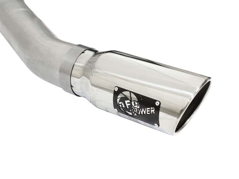 aFe — aFe Atlas Exhausts 4in Cat-Back Aluminized Steel Exhaust 2015 Ford F-150 V6 3.5L (tt) Polished Tip
Cat-Back Exhaust - view 4
